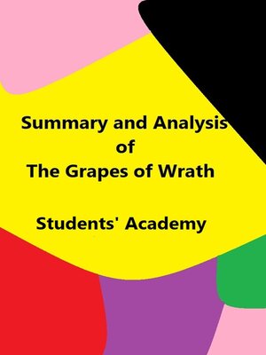 cover image of Summary and Analysis of "The Grapes of Wrath"